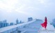 Beauty Crystal Lee ventured into blooming on the roof of a high-rise building (8 photos) P2 No.bd2030