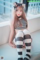 Hanari 하나리, [DJAWA] Catgirl in Stripes Set.01 P13 No.dcb2f1