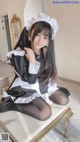 Coser @ 桜 井 宁宁 Vol.030: 双 马尾 黑丝 女仆 (62 photos) P18 No.43bf99 Image No. 89