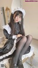 Coser @ 桜 井 宁宁 Vol.030: 双 马尾 黑丝 女仆 (62 photos) P3 No.f448b7