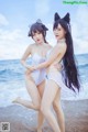 Coser @ 抖 娘 - 利 世: 獒 犬 海边 泳装 (41 photos) P12 No.acacea