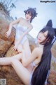 Coser @ 抖 娘 - 利 世: 獒 犬 海边 泳装 (41 photos) P3 No.dd2c4b